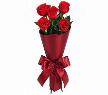 Букет 5 Красных роз Эдлесс Лав в Мирном Ставропольский край