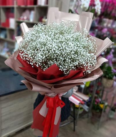 Букет цветов из: Гипсофила в Мирном Ставропольский край