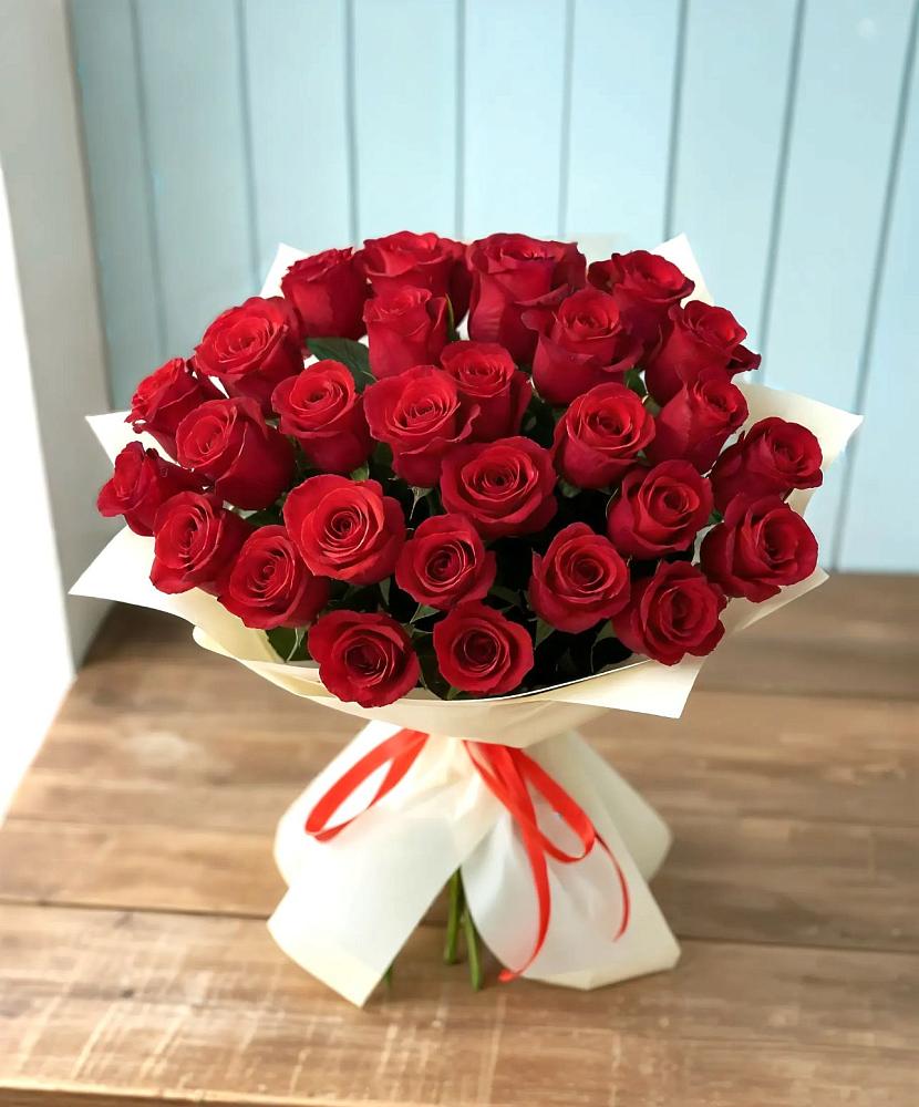 Букет 29 Красных роз в Мирном Ставропольский край