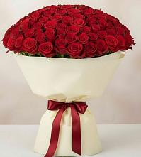 Букет 101 Красная роза Милано #REPLACE_PRED# Мирном Ставропольский край