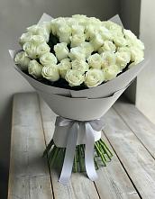 Букет 35 Белых роз в Мирном Ставропольский край