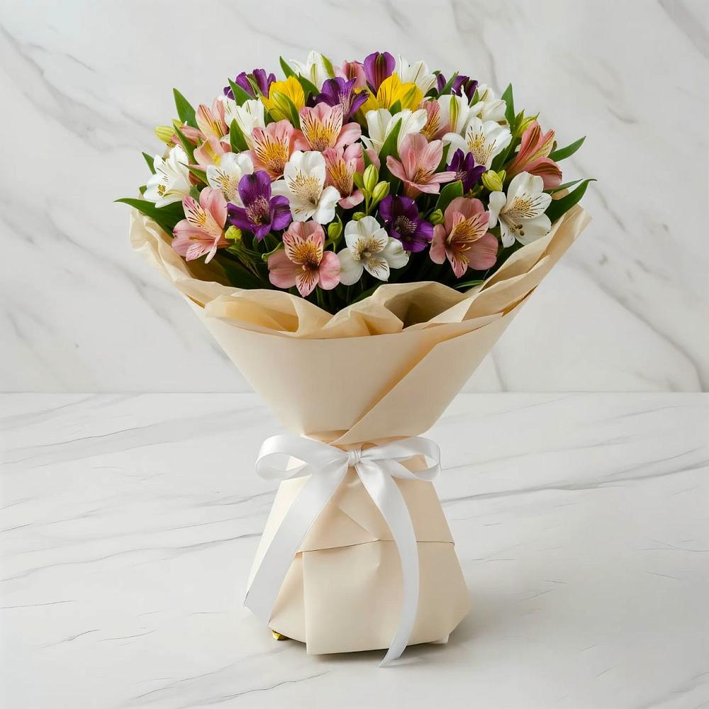 Букет цветов из: Альстромерии в Мирном Ставропольский край