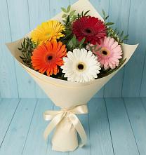 Букет цветов из:  Герберы #REPLACE_PRED# Мирном Ставропольский край