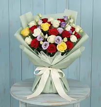 Букет цветов из:  Розы в Мирном Ставропольский край
