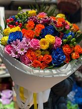 Букет цветов из:  Розы и Хризантемы #REPLACE_PRED# Мирном Ставропольский край