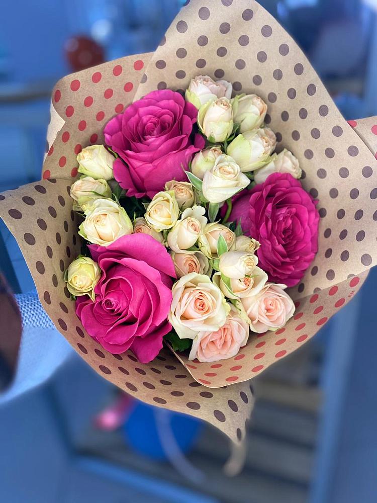 Букет цветов из: Розы в Мирном Ставропольский край