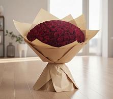 Букет 101 Красная роза в Мирном Ставропольский край