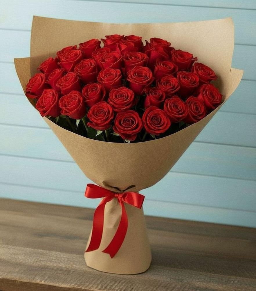 Букет Красные розы Милано в Мирном Ставропольский край