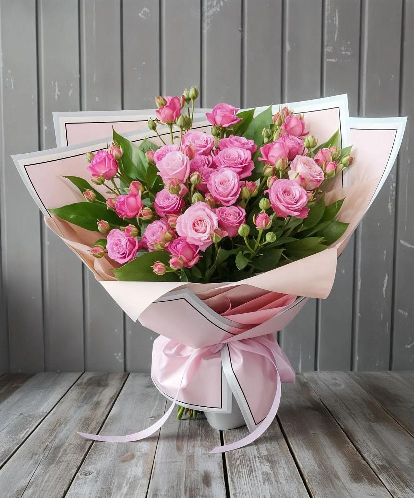 Букет Розовый кустик в Мирном Ставропольский край