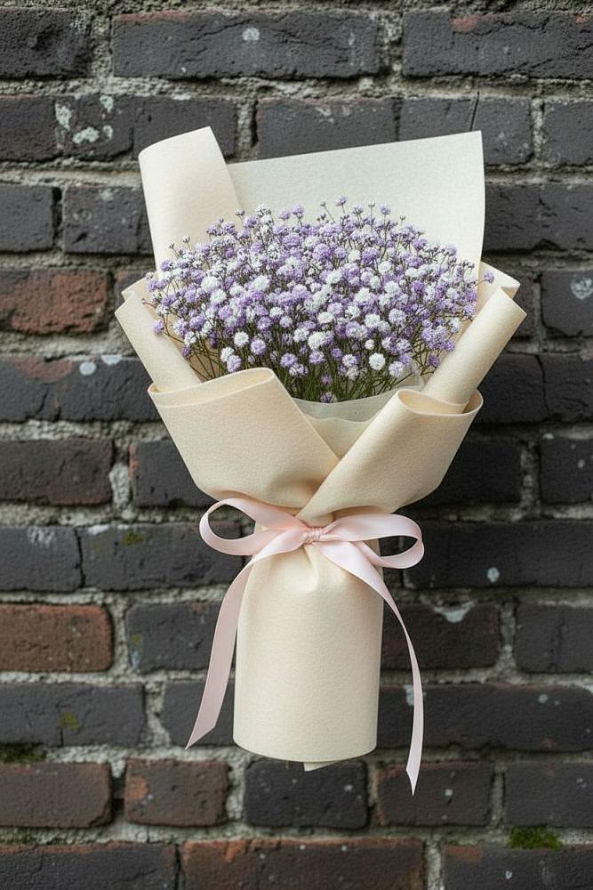 Букет цветов из: Гипсофила в Мирном Ставропольский край