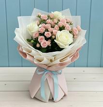 Букет цветов из:  Розы #REPLACE_PRED# Мирном Ставропольский край