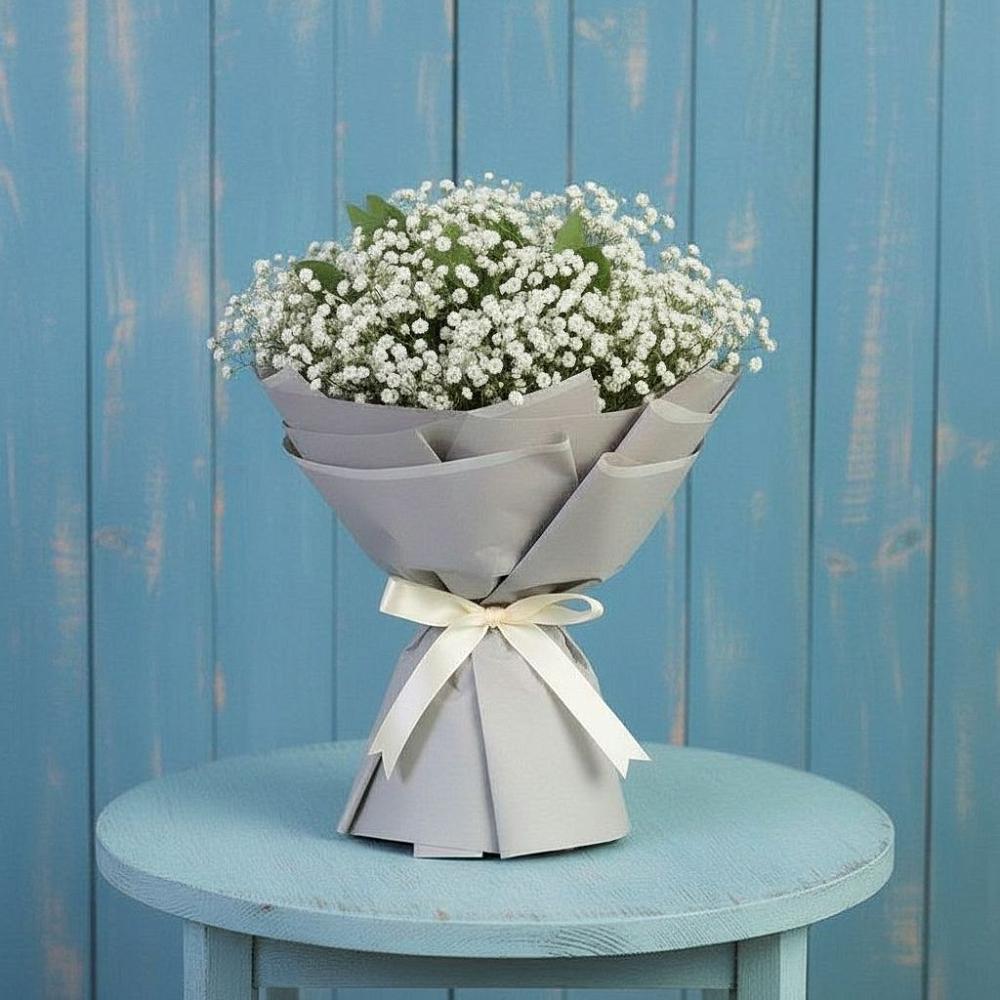 Букет цветов из: Гипсофила в Мирном Ставропольский край