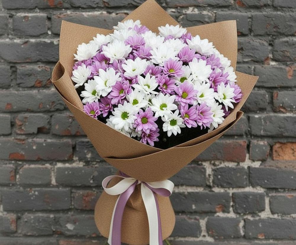 Букет цветов из: Хризантемы в Мирном Ставропольский край