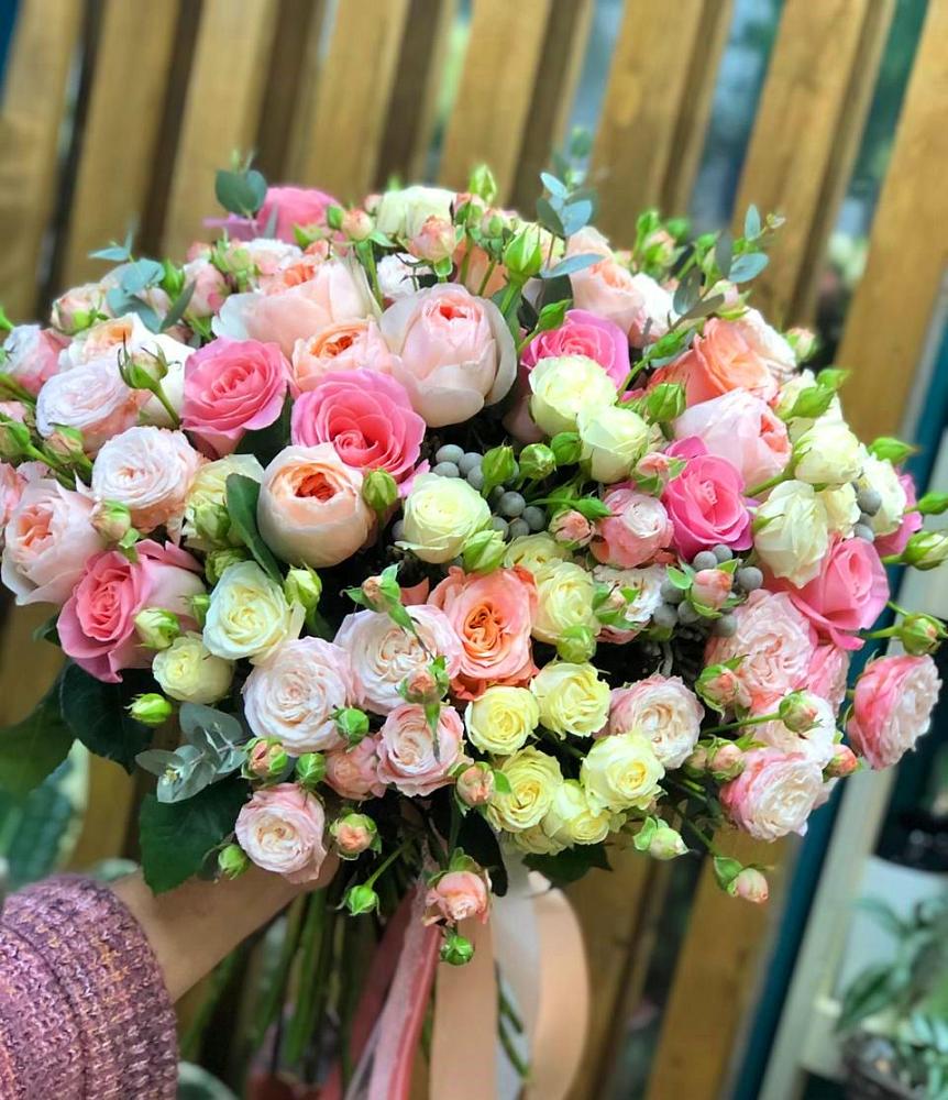 Букет цветов из: Розы в Мирном Ставропольский край