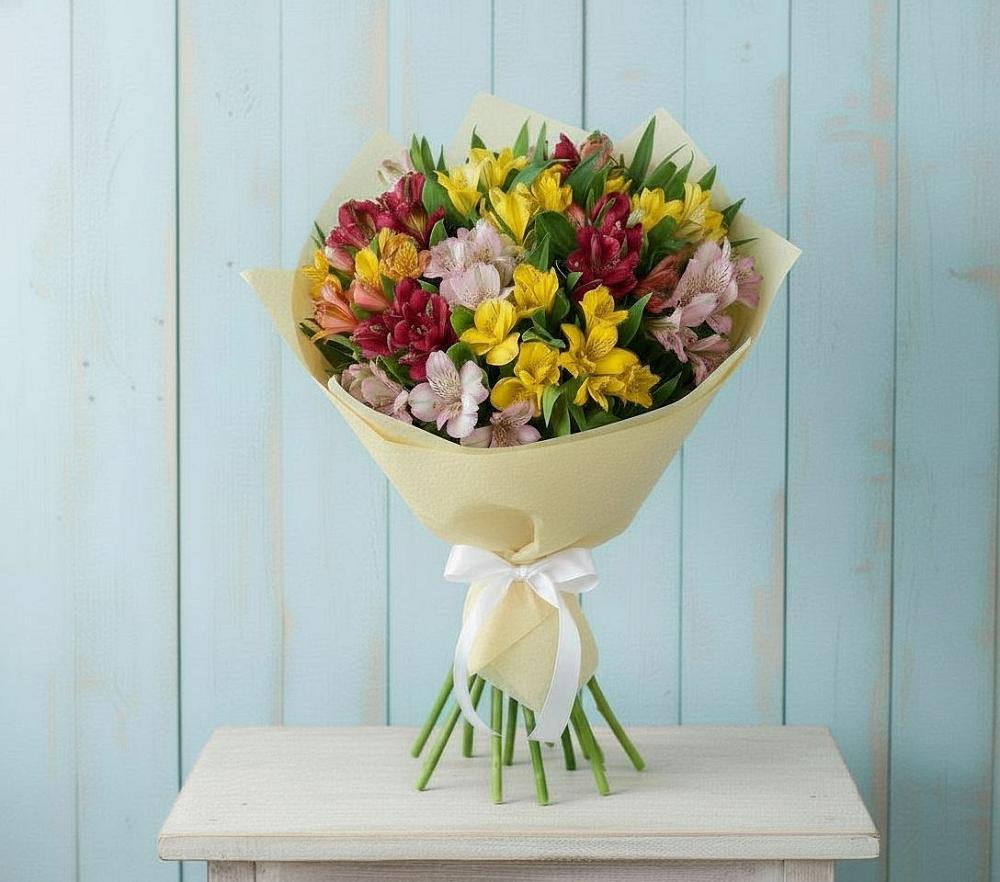 Букет цветов из: Альстромерии в Мирном Ставропольский край