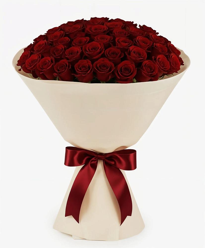 Букет 101 Бордовая роза Блэк Бакарра в Мирном Ставропольский край